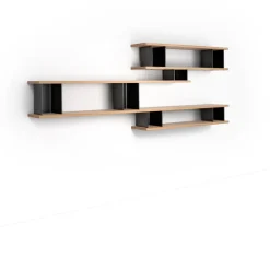 New Pamono Wood and Aluminium Nuage À Plots Shelf by Charlotte Perriand for Cassina