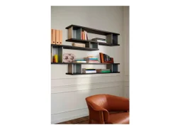 New Pamono Wood and Aluminium Nuage À Plots Shelf by Charlotte Perriand for Cassina