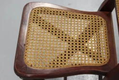 Online Pamono Wood and Cane Folding Chair, 1970s