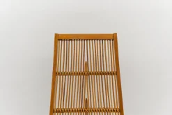 Pamono Wood and Rattan Rocking Chair from Deutsche Werkstätten Hellerau, 1960s