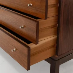 Outlet Pamono Wood Chest of Drawers by Ennio Fazzoli for MIM Roma, Italy, 1960s