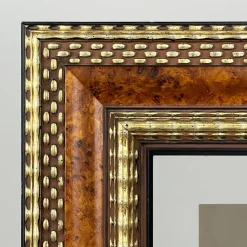 Pamono Wood, Gold & Silver Relief Picture Collection AG3, Italy, 1990s