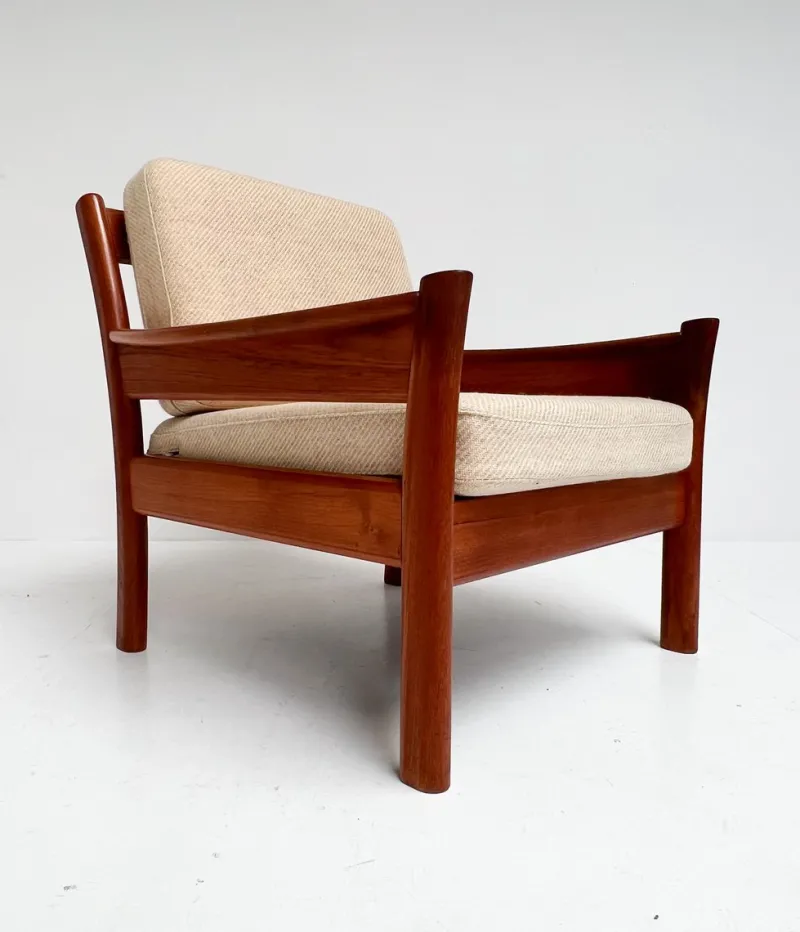 Discount Pamono Wood Ladies Armchair from Dyrlund, 1960s