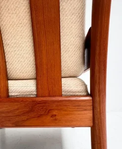 Discount Pamono Wood Ladies Armchair from Dyrlund, 1960s