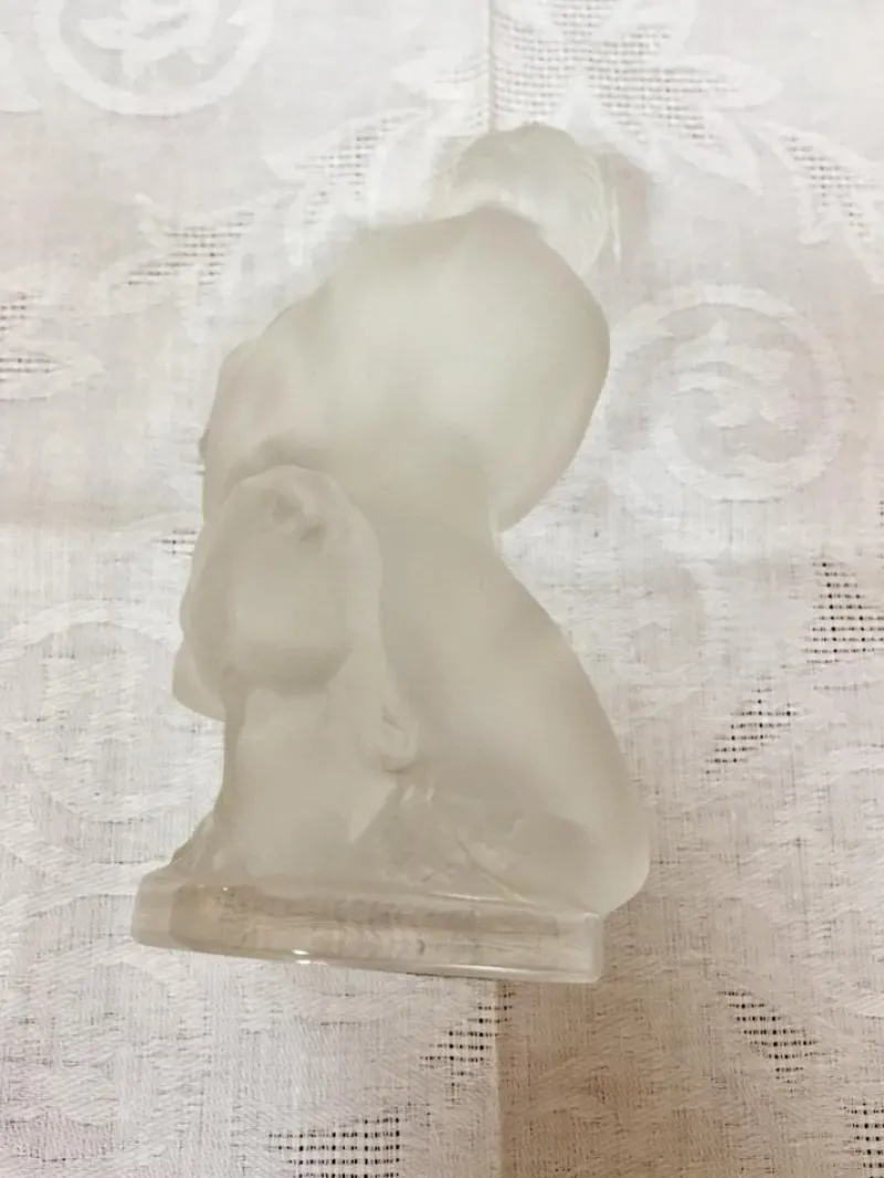 Outlet Pamono Wood Nymph Statuette in Opalescent Glass by Rene Lalique, France, 1960