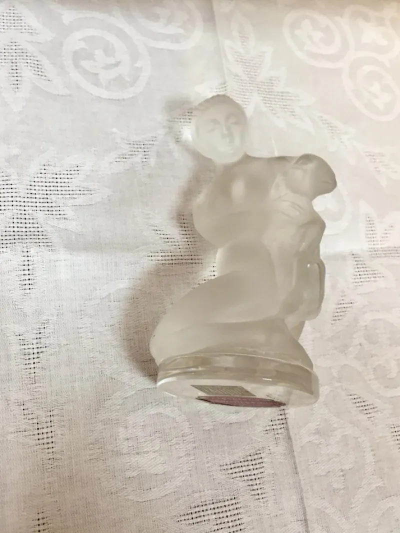 Outlet Pamono Wood Nymph Statuette in Opalescent Glass by Rene Lalique, France, 1960