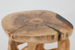 Pamono Wood Sculptural Coffee Table by Logniture><noscript><img width=