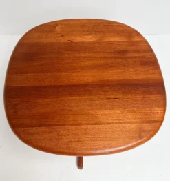 Pamono Wood Side Table attributed to Durlynd, 1960s><noscript><img width=