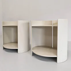 Pamono Wooden Bedside Tables by K. Takahama for Gavina, 1960s, Set of 2><noscript><img width=