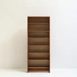 Pamono Wooden Bookcase by Cees Braakman for Pastoe, 1970s><noscript><img width=