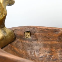 Outlet Pamono Wooden Bowl by David Marshall, 1980s