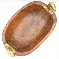 Outlet Pamono Wooden Bowl by David Marshall, 1980s