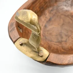 Outlet Pamono Wooden Bowl by David Marshall, 1980s