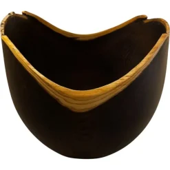 Pamono Wooden Bowl in Laburnum by Hans Henning Pedersen> Bowls