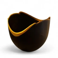 Pamono Wooden Bowl in Laburnum by Hans Henning Pedersen><noscript><img width=