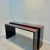 Clearance Pamono Wooden Console Tables, Set of 2