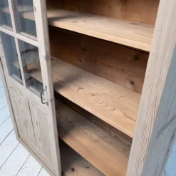 Pamono Wooden Display Cabinet with Sliding Doors, 1930><noscript><img width=