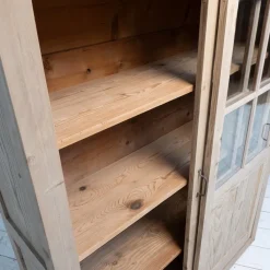 Pamono Wooden Display Cabinet with Sliding Doors, 1930><noscript><img width=