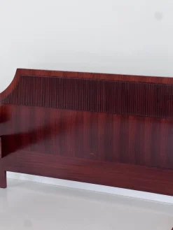 Best Pamono Wooden Double Bed by Gianfranco Frattini, 1950s