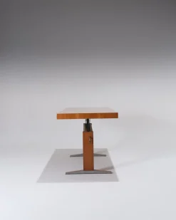 Best Pamono Wooden Height-Adjustable Dining Table, 1970s