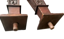 Discount Pamono Wooden Pilaster, 1890s, Set of 2