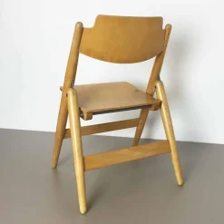 Clearance Pamono Wooden Se18 Childrens Chair by Egon Eiermann for Wilde & Spieth, Germany, 1950s
