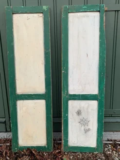 Pamono Wooden Shutters, Set of 2><noscript><img width=