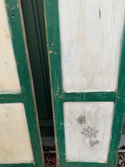 Pamono Wooden Shutters, Set of 2><noscript><img width=