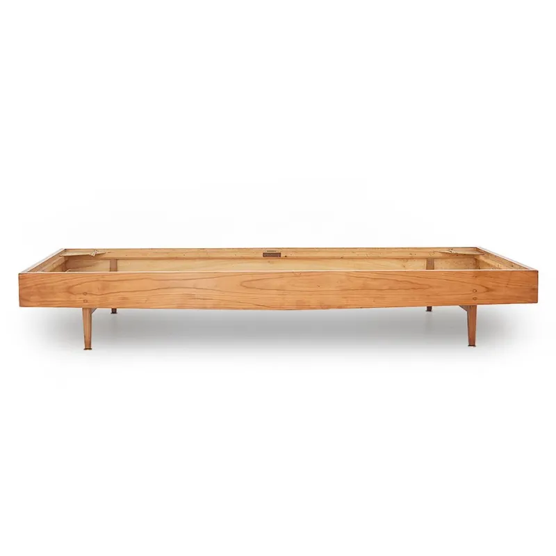 Pamono Wooden Single Bed, 1950s> Beds & Bedroom Sets
