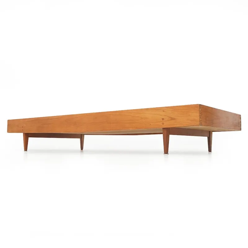 Pamono Wooden Single Bed, 1950s> Beds & Bedroom Sets