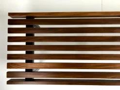 Pamono Wooden Slatted Bench from the Wiener Werkstätten, 1960s><noscript><img width=