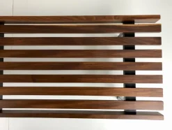 Pamono Wooden Slatted Bench from the Wiener Werkstätten, 1960s><noscript><img width=