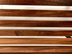 Pamono Wooden Slatted Bench from the Wiener Werkstätten, 1960s><noscript><img width=
