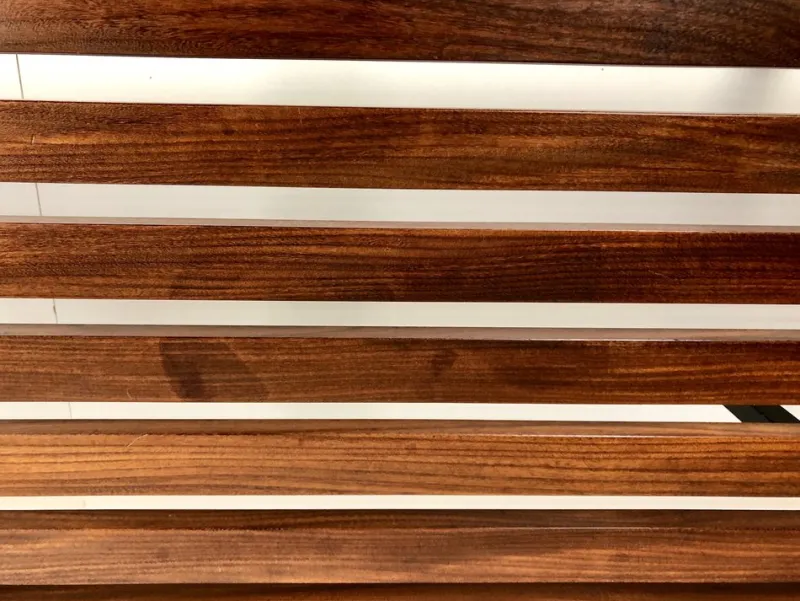 Pamono Wooden Slatted Bench from the Wiener Werkstätten, 1960s> Benches