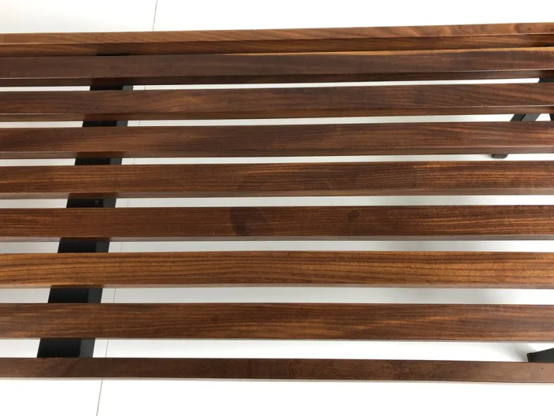 Pamono Wooden Slatted Bench from the Wiener Werkstätten, 1960s> Benches