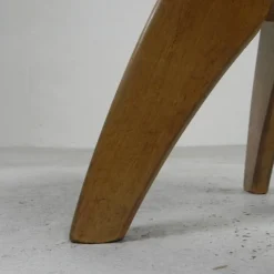 Clearance Pamono Wooden Swivel Chair, 1950s