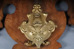 Pamono Wooden Wall Clock, 1880s><noscript><img width=