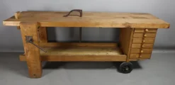Best Pamono Wooden Workbench on Castors