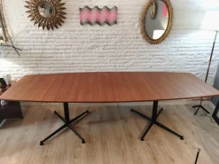 Pamono Work Table by Osvaldo Borsani for Tecno, 1960s, Set of 3> Worktables & Workbenches