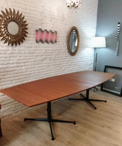 Pamono Work Table by Osvaldo Borsani for Tecno, 1960s, Set of 3> Worktables & Workbenches