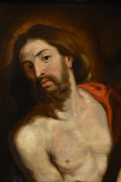Pamono Workshop of Anthoon Van Dyck, Christ Carrying the Cross, 1650, Oil on Canvas, Framed><noscript><img width=