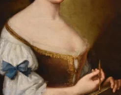 Discount Pamono Workshop of Anton Raphael Mengs, Portrait of a Young Girl, 1750, Oil on Canvas, Framed