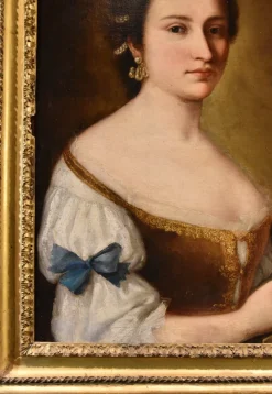 Discount Pamono Workshop of Anton Raphael Mengs, Portrait of a Young Girl, 1750, Oil on Canvas, Framed