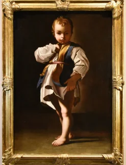 Pamono Workshop of Bartolomeo Schedoni, Portrait of a Child Alessandro Farnese Schedoni, 1630, Oil on Canvas