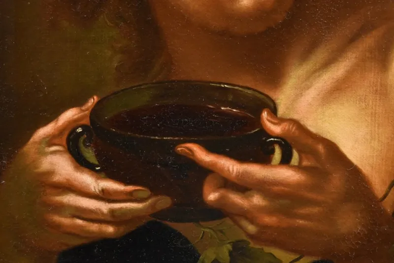 Hot Pamono Workshop of Gerard Van Honthorst, Dionysus / Bacchus, 1640, Oil on Canvas