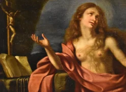 Pamono Workshop of Giovanni Francesco Barbieri / Il Guercino, Mary Magdalene, 1650, Oil on Canvas><noscript><img width=