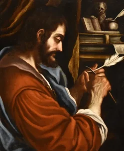 Pamono Workshop of Giovanni Francesco Barbieri / Detto Il Guercino, Saint Mark the Evangelist, 1680, Oil on Canvas> Old Masters|Classical