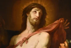Pamono Workshop of Valerio Castello, Ecce Homo, 1650, Oil on Canvas, Framed