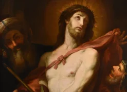 Pamono Workshop of Valerio Castello, Ecce Homo, 1650, Oil on Canvas, Framed
