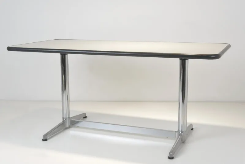 Outlet Pamono Worktable in Aluminium by Giancarlo Piretti for Mobilier International, France, 1970s